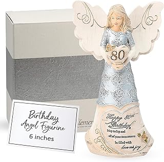 80th Birthday Elements Angel