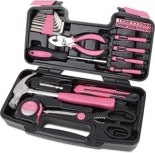 Apollo 39 Piece Pink Tool Set