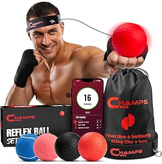 MMA Boxing Reflex Ball Set