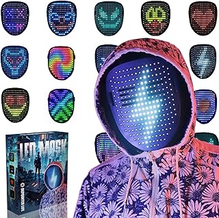 Gesture Sensing LED Mask