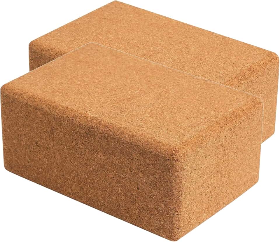 Cork Yoga Blocks Set (2-Pack)