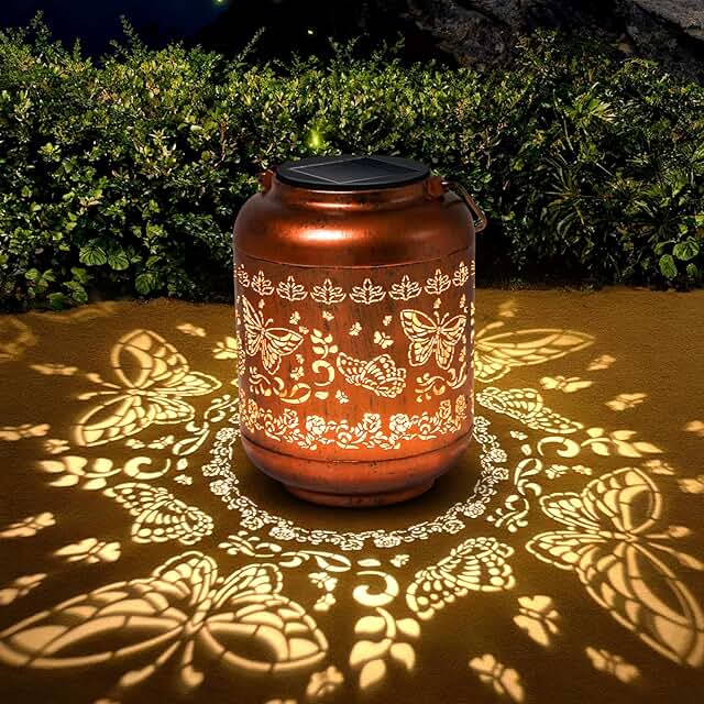 Butterfly Solar Lantern Decor