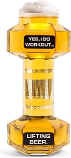 The Dumbbell 24 Oz Beer Glass