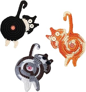 Woven Creative Cute Cat Coasters