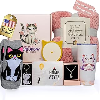 Luxury 8pc Cat Themed Gift Set