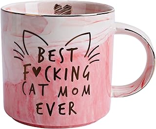 Best Cat Mom Ever Marble Mug