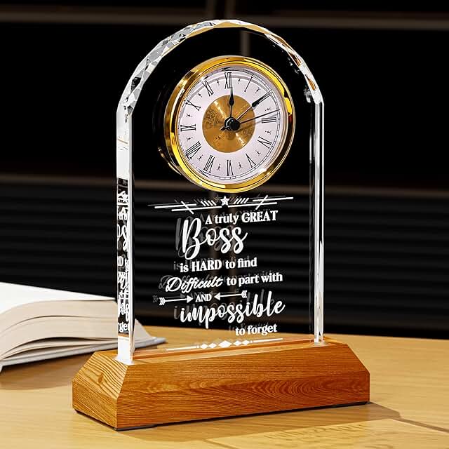 Ornalrist LED Boss Crystal Clock