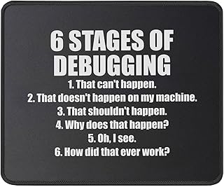 Stages of Debugging Mouse Pad