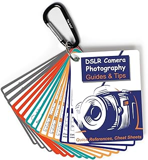 DSLR Professional Cheat Sheet Cards