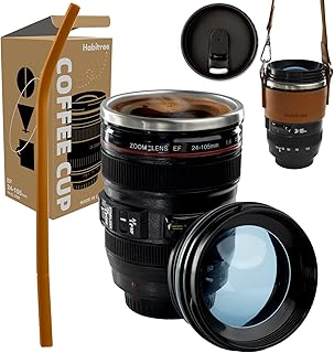 Stainless Steel Camera Lens Mug