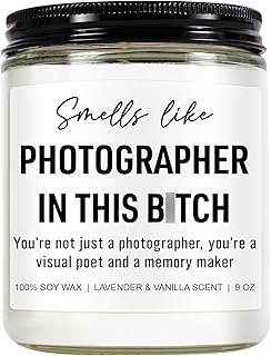 Wedding Photographer Scented Candle