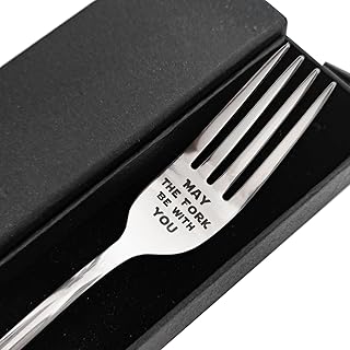 May The Fork Be With You Engraved