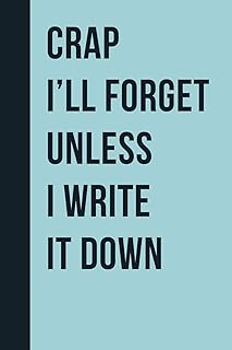 Funny Notebook for Forgetful People