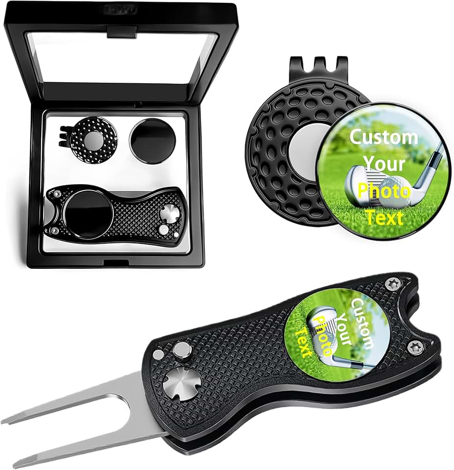 Custom Engraved Divot Tool & Ball Marker Set