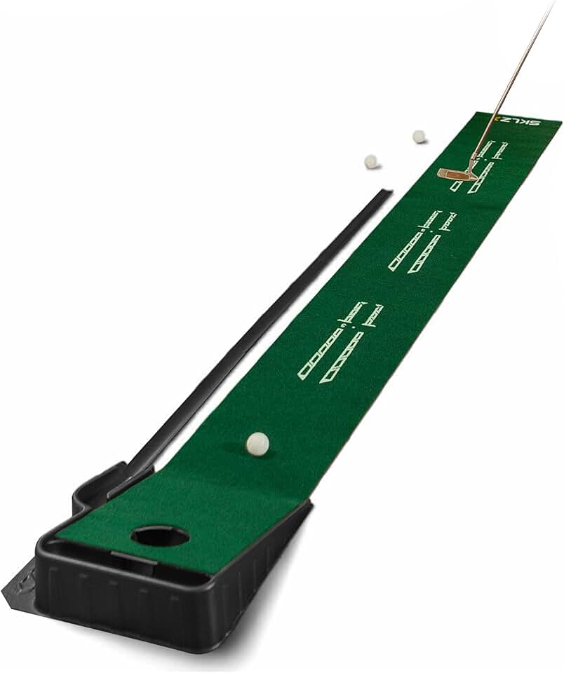 Indoor Golf Putting Green with Auto Ball Return