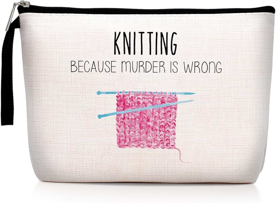 Comfy 'My Happy Place is Knitting' Tee