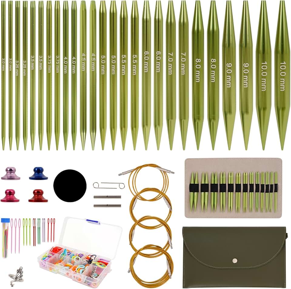 Deluxe Ergonomic Interchangeable Needle Set