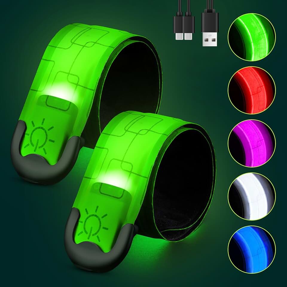 LED Armband/Clip-on Lights for Night Runs