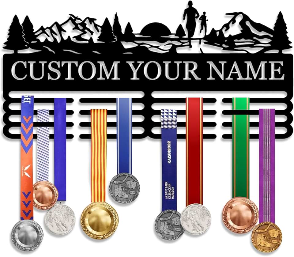 Personalized Race Medal Hanger