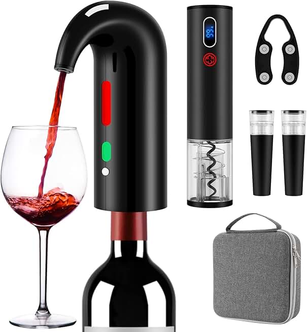 Electric Wine Bottle Opener Set