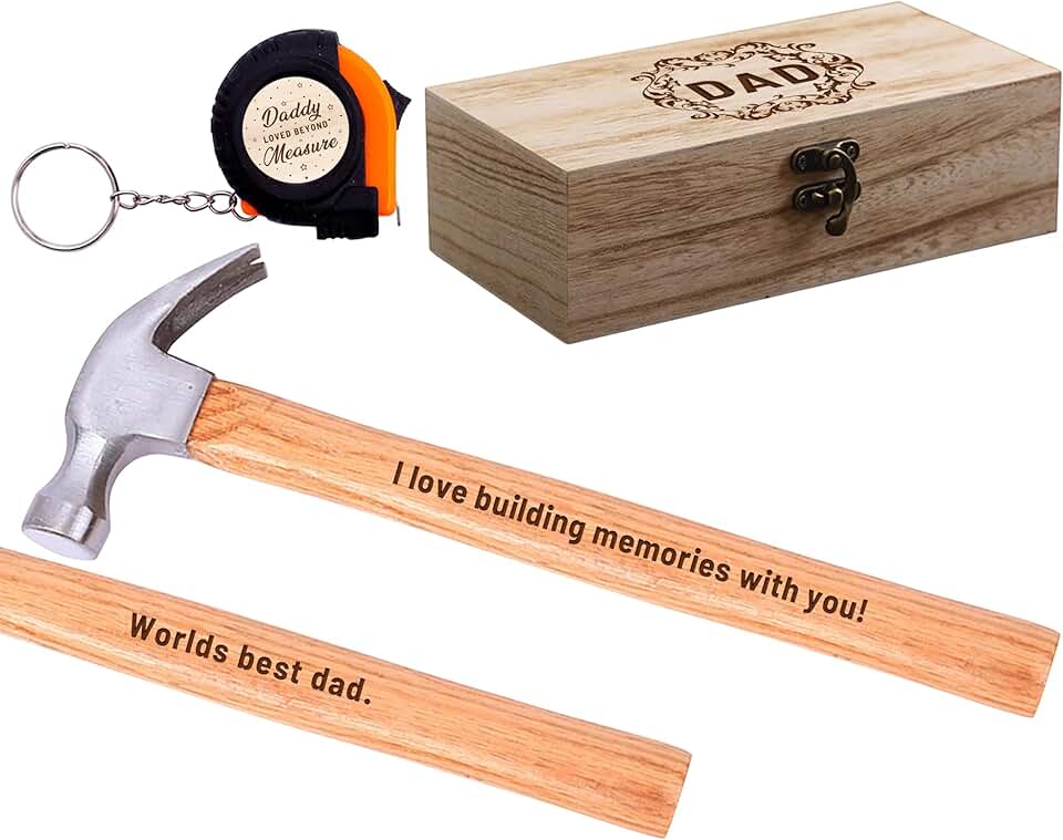 Personalized Engraved Woodworking Hammer