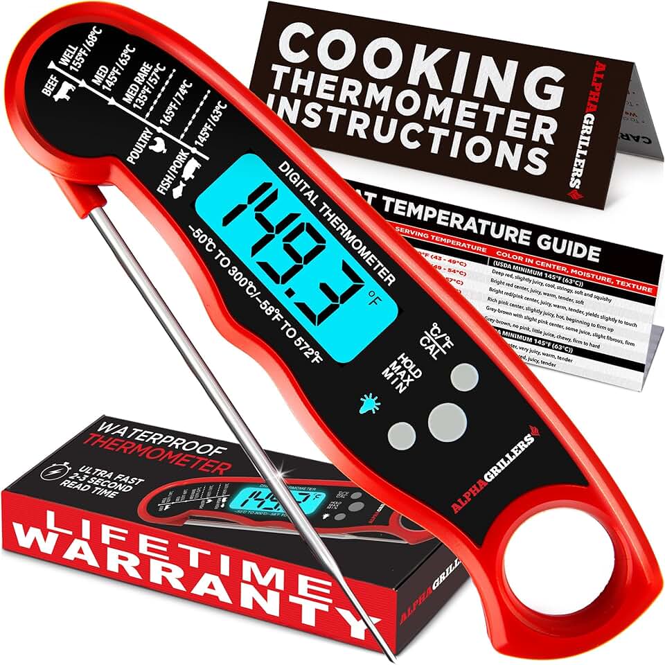 Instant-Read Digital Meat Thermometer