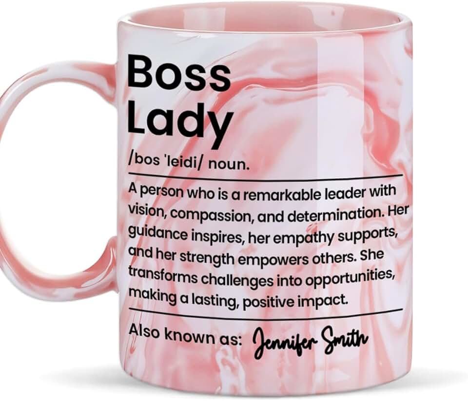 Personalized Coffee Mug with Boss's Name