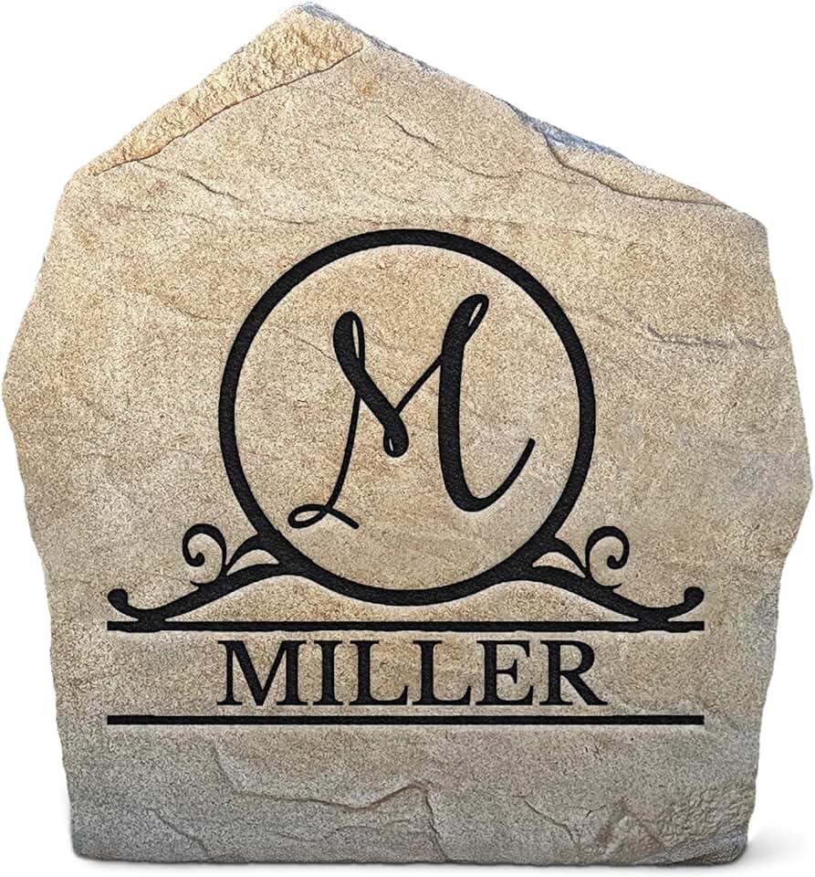 Custom Engraved Garden Stone