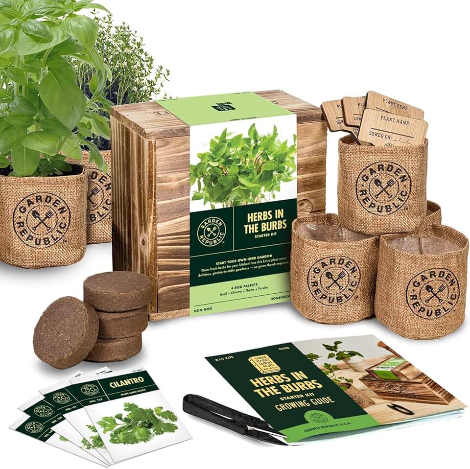 Indoor Herb Garden Starter Kit