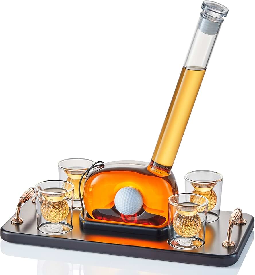 Whiskey Decanter Golf Set