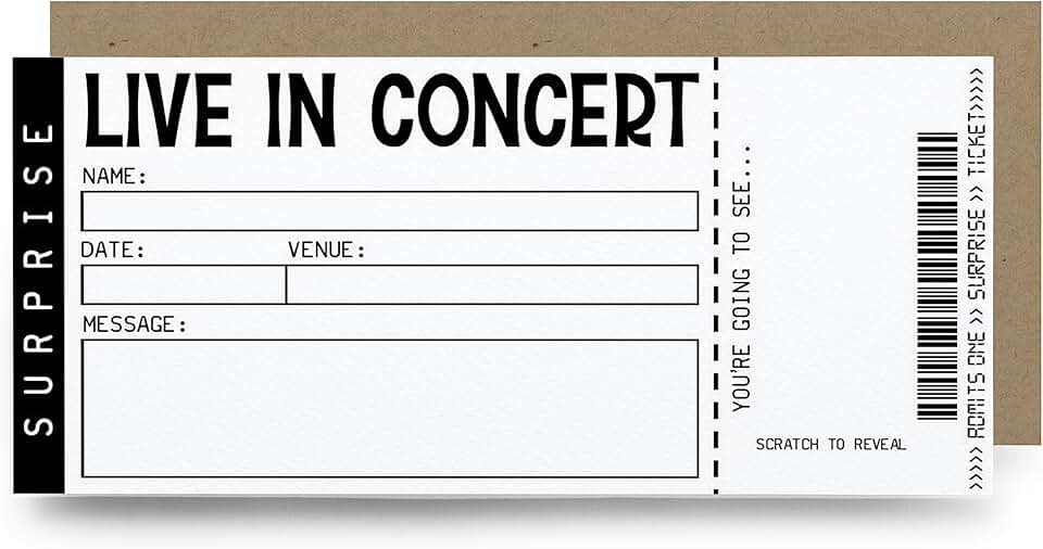Concert Tickets Voucher