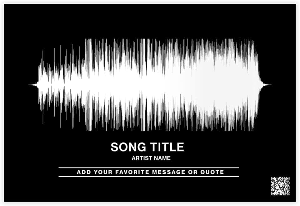Personalized Music Soundwave Art Print