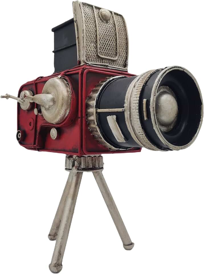 Vintage Camera Model Desk Decor