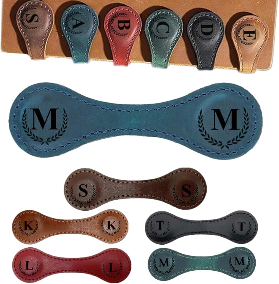 Personalized Leather Bookmark