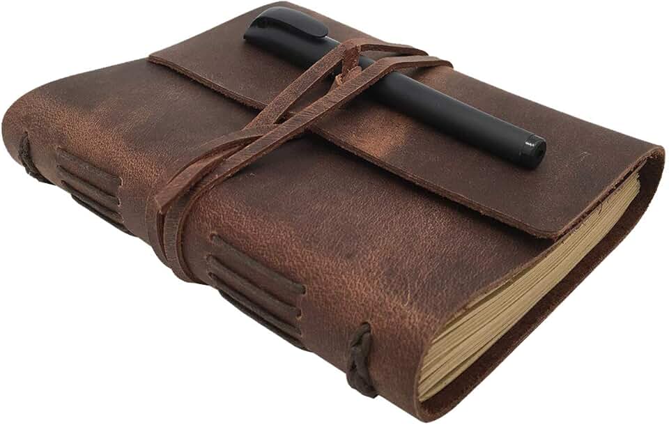 Personalized Leather Travel Journal