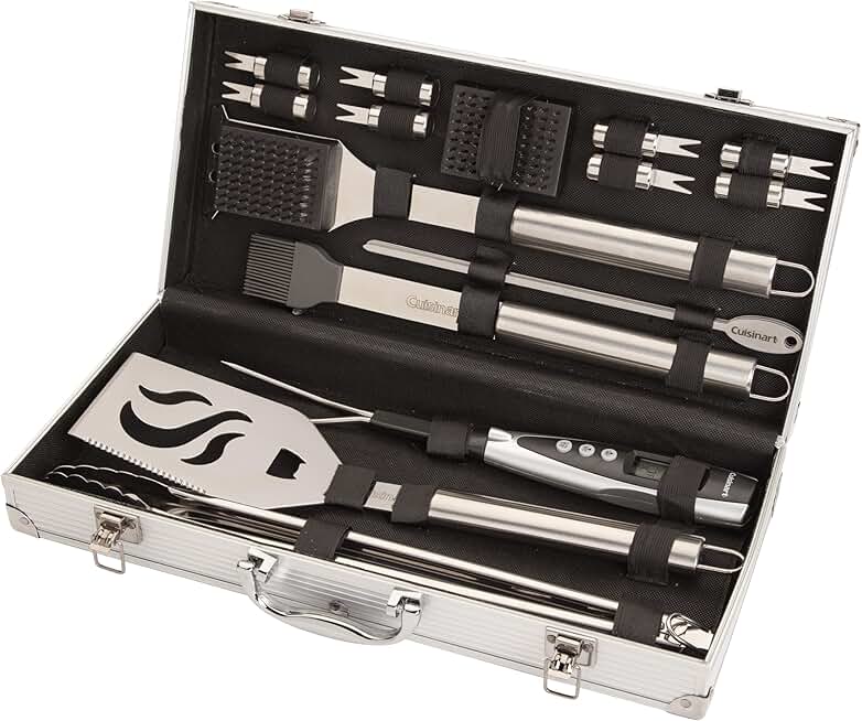 Deluxe 20-Piece BBQ Tool Set