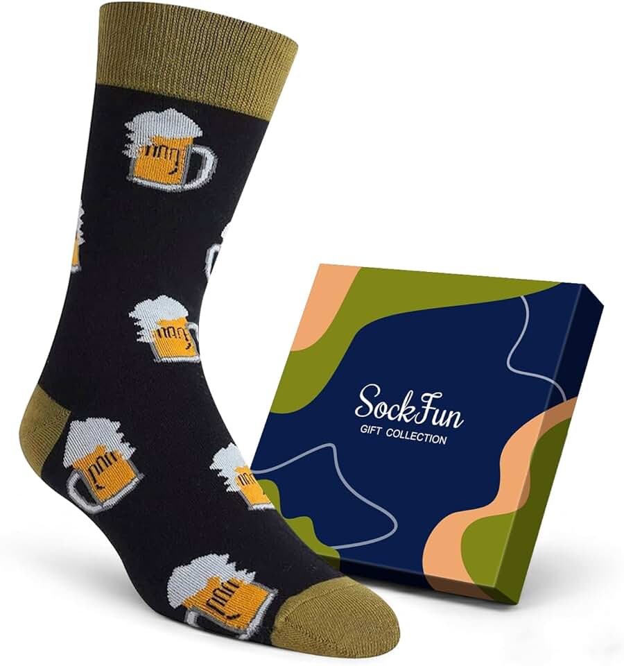 'May Contain Alcohol' Socks