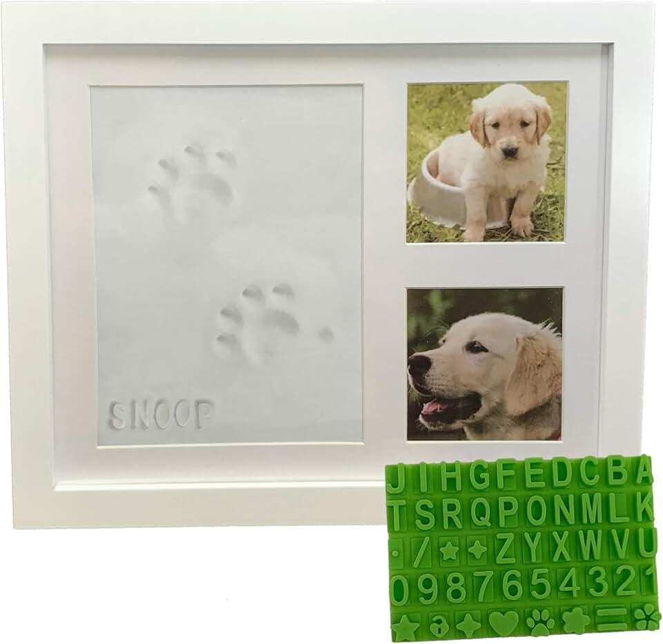 Dog Paw Print Photo Frame Kit