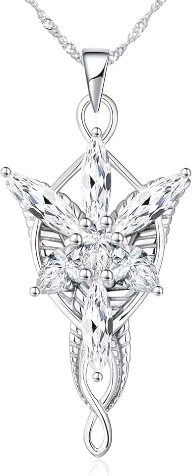 Lord of the Rings Arwen's Evenstar Necklace