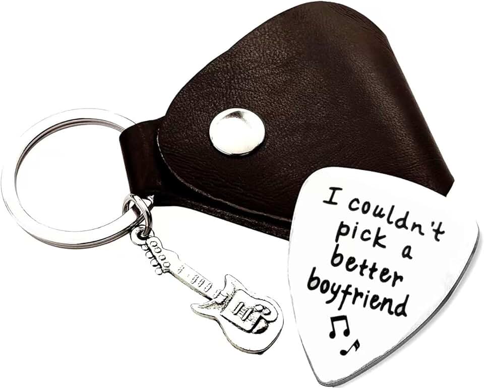 Guitar Pick Holder Keychain