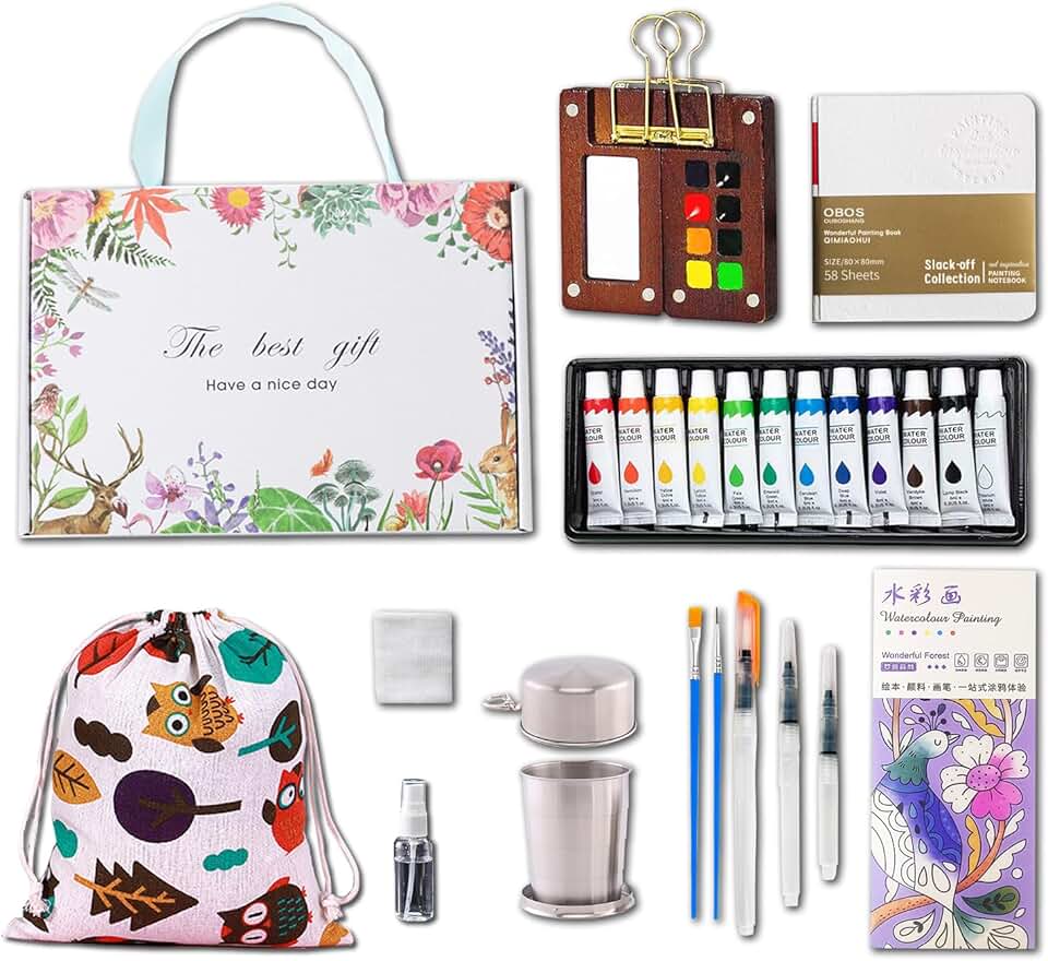 Portable Watercolor Travel Kit