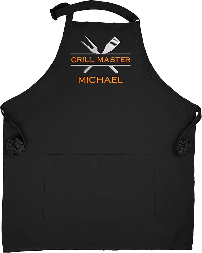 Personalized 'Grill Master' BBQ Apron