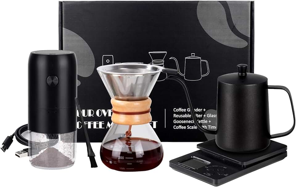 Pour Over Coffee Maker Set