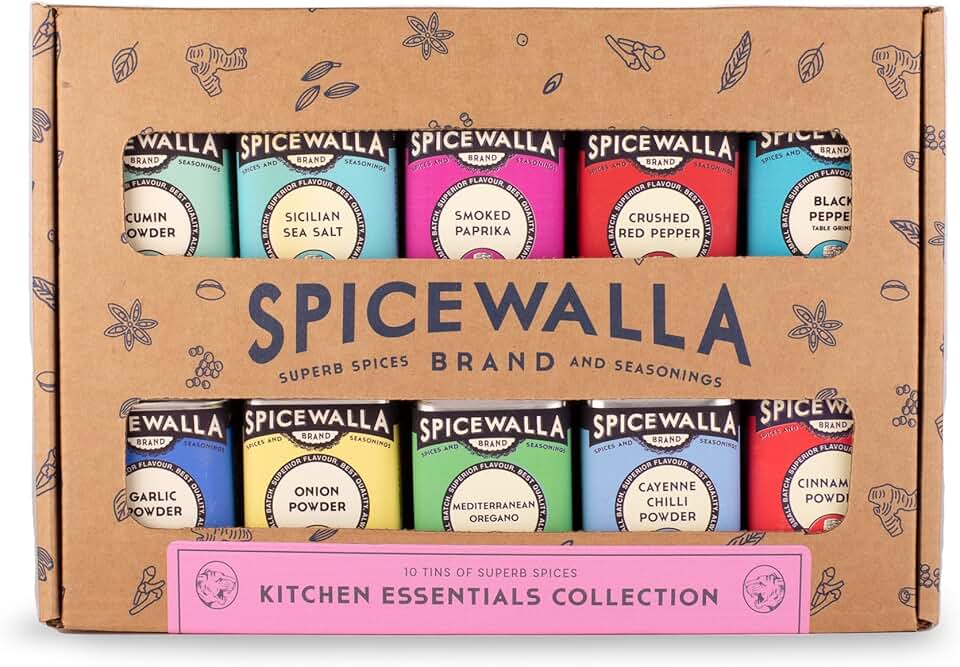 Spicewalla 10-Pack Kitchen Essentials Spice Set
