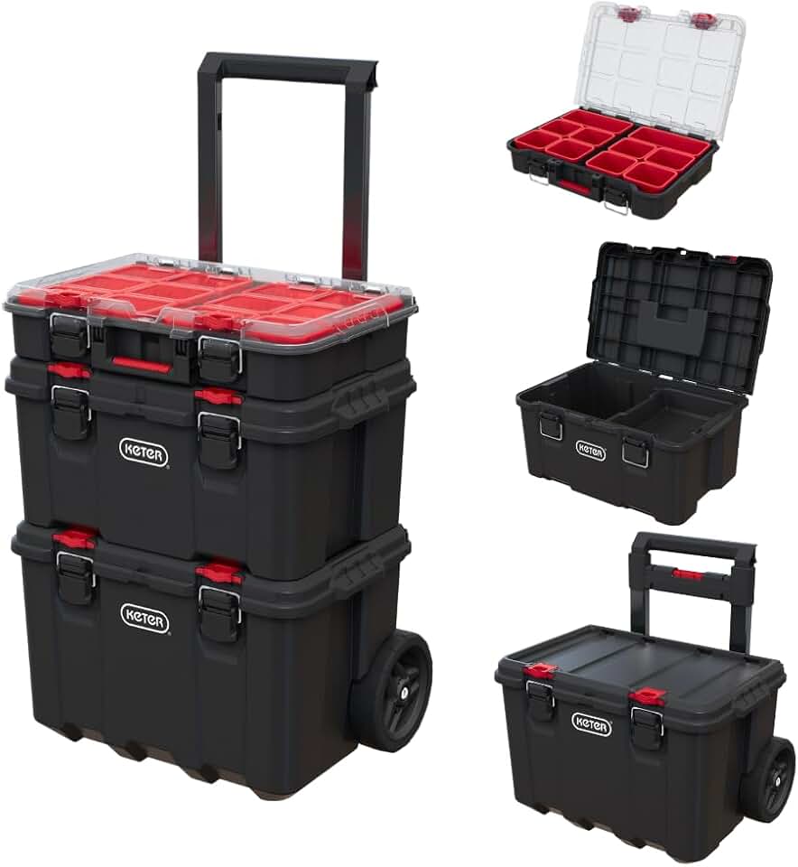 Keter Stack'N'Roll Mobile Tool Box System