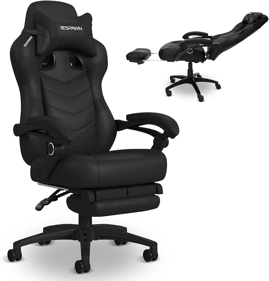 Ergonomic Gaming Chair (e.g., RESPAWN 110)