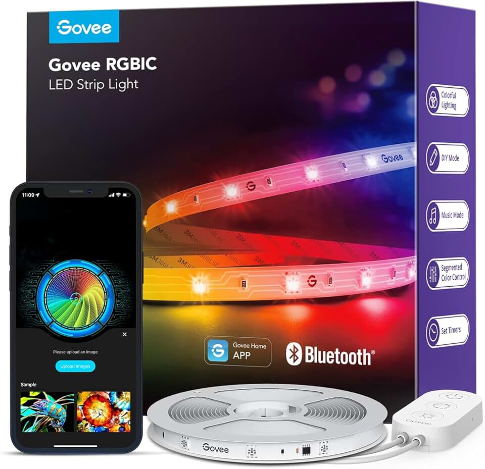 Govee RGBIC LED Strip Lights for Gaming Room