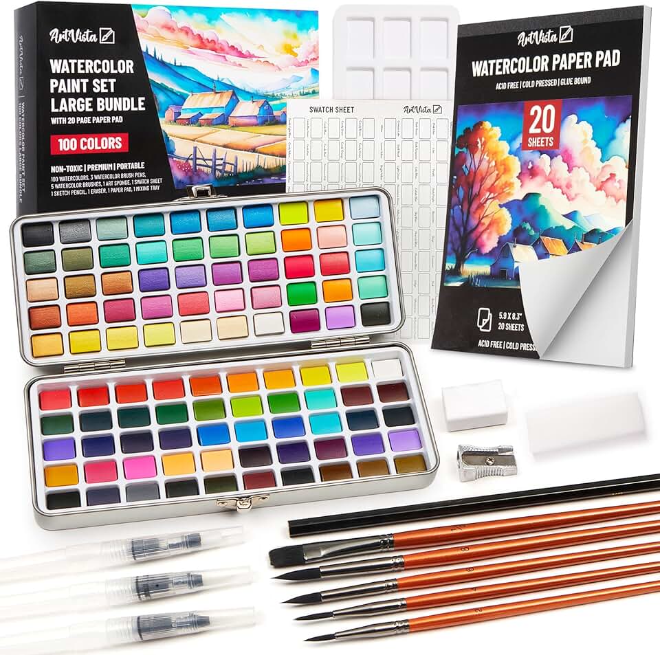 Premium Watercolor Paint Set