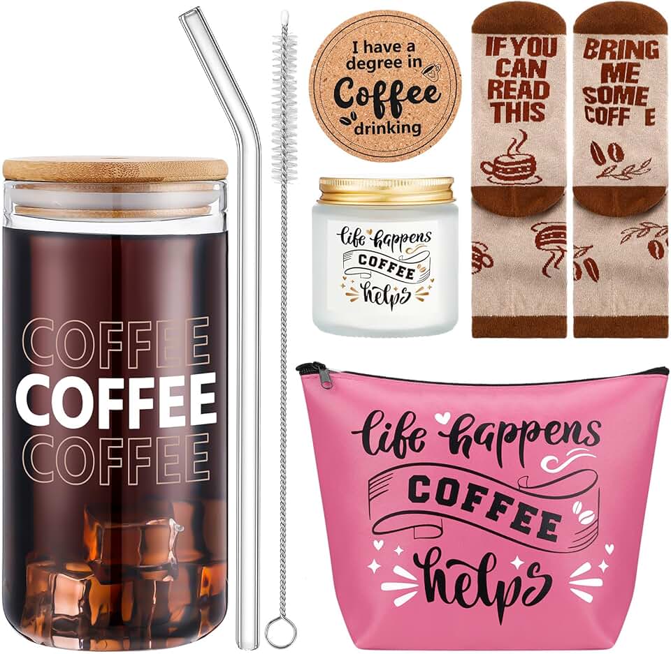 Coffee Themed Coaster Set