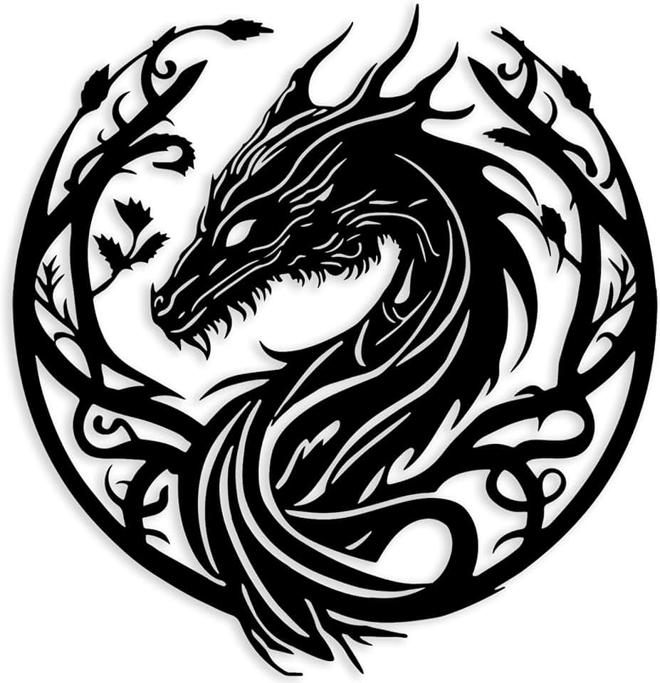 Dragon Head Wall Mount Decor